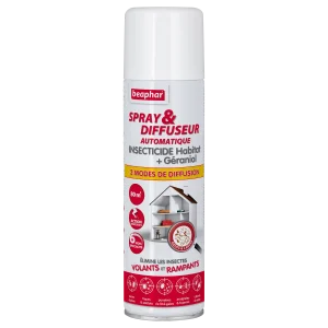 Spray et diffuseur insecticide habitat 250 ml – Beaphar
