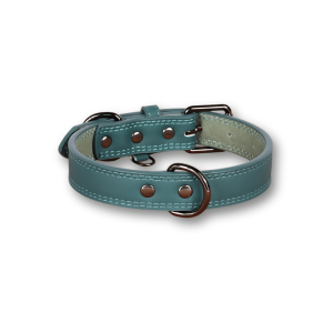 Collier chien luxe cuir véritable Classy