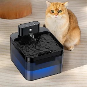 Fontaine à eau pour chat sans fil