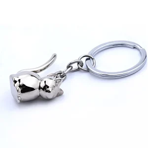 Porte-clefs chat en 3D