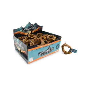Disque Tressé De Collagène d'Agneau pour Chien - DOGGINSTIX