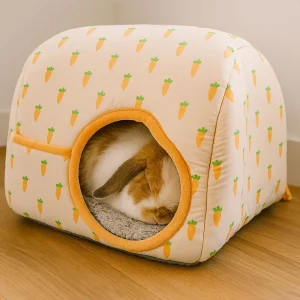Maison lapin carottes