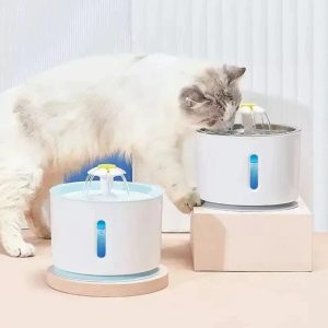 Fontaine à eau pour chat acier inoxydable