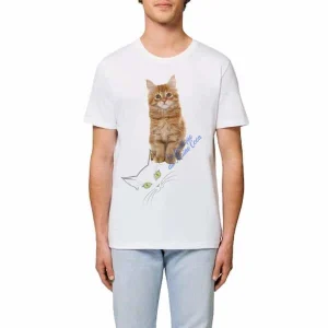 T-shirt à Manches Courtes bébé Maine Coon Homme