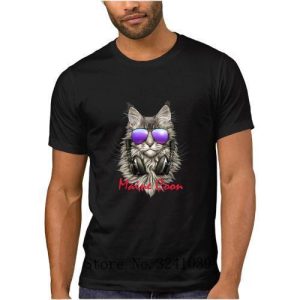 T-shirt Maine Coon DJ pour homme